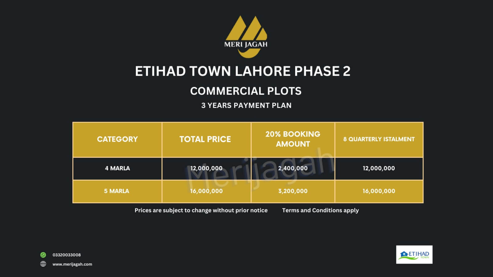 Etihad Town Phase 2 payment plan 3 years commercial http://merijagah.com