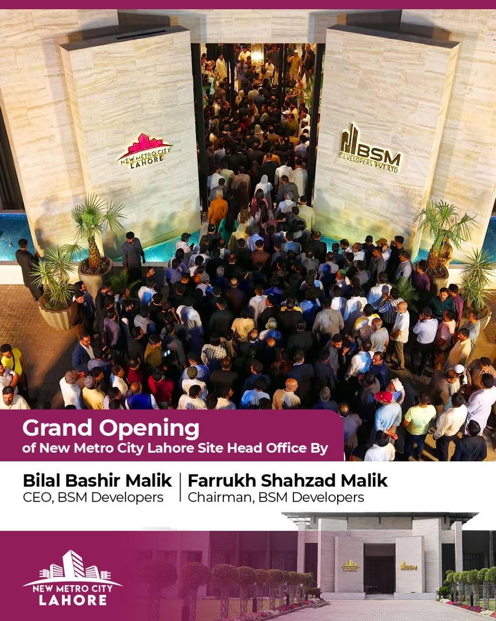 𝐆𝐫𝐚𝐧𝐝 𝐎𝐩𝐞𝐧𝐢𝐧𝐠 𝐨𝐟 𝐍𝐞𝐰 𝐌𝐞𝐭𝐫𝐨 𝐂𝐢𝐭𝐲 𝐋𝐚𝐡𝐨𝐫𝐞 𝐒𝐢𝐭𝐞 𝐇𝐞𝐚𝐝 𝐎𝐟𝐟𝐢𝐜𝐞 2